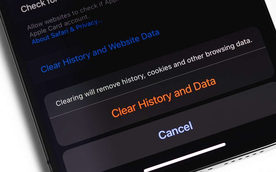 smartphone borrar historial